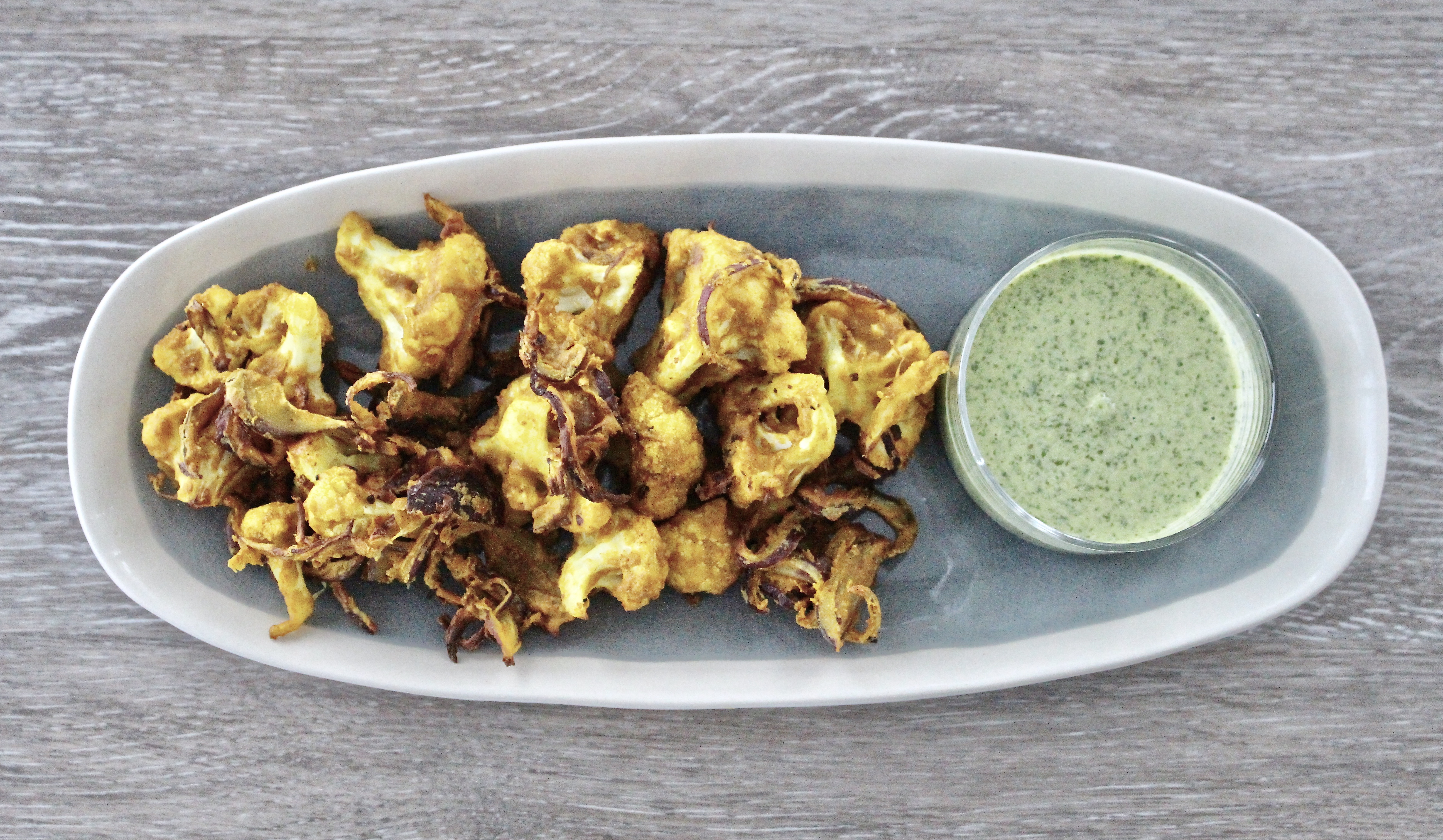 SOUTH ASIAN CAULIFLOWER FRITTERS- PAKORA (AIR FRYER RECIPE ...